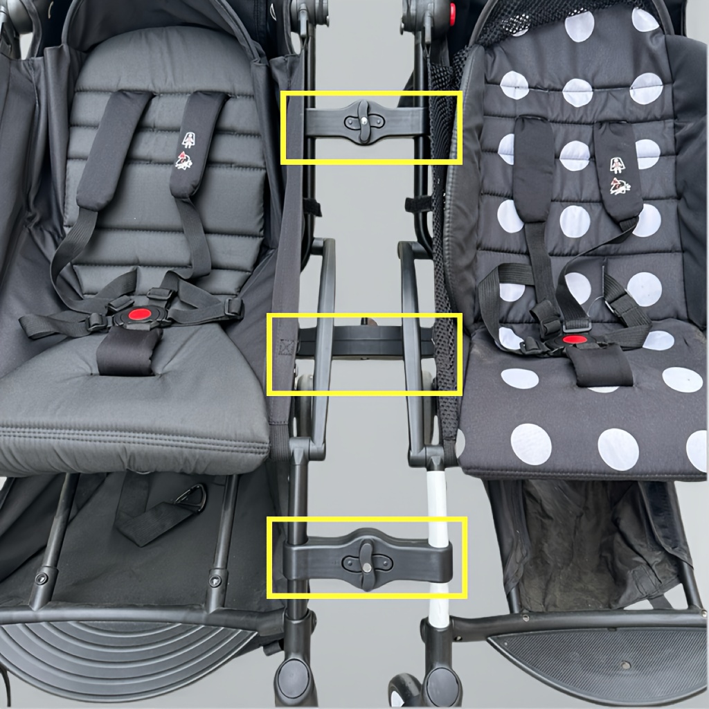 3pcs stroller connector for yoyo strollers pushchair 2 in 1 dual stroller connector   stroller accessories