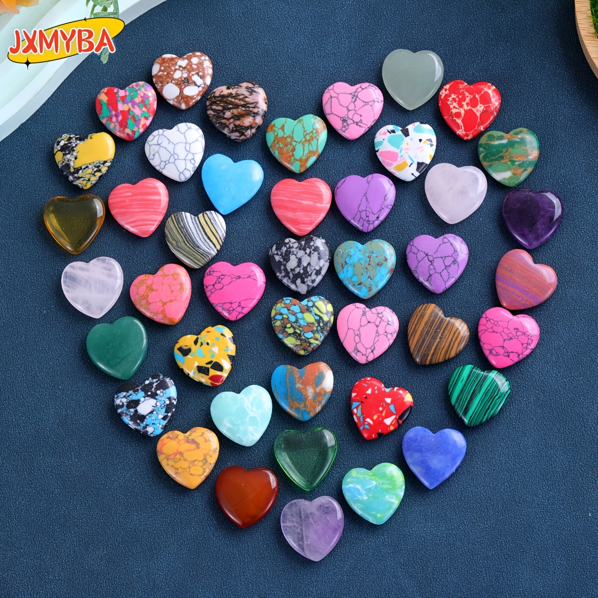 

10/20/30pcs, Natural Shaped Crystal, Exciting Heart Shaped Crystal, Gem, Perfect Gift For Valentine's Day/ Day, Decoration, Random Color, No