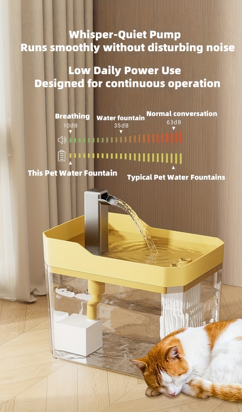 automatic dog water fountain cute keychain usb powered with   4 stage filtration system   water level window no suitable for   low maintenance pet water dispenser Product details 4