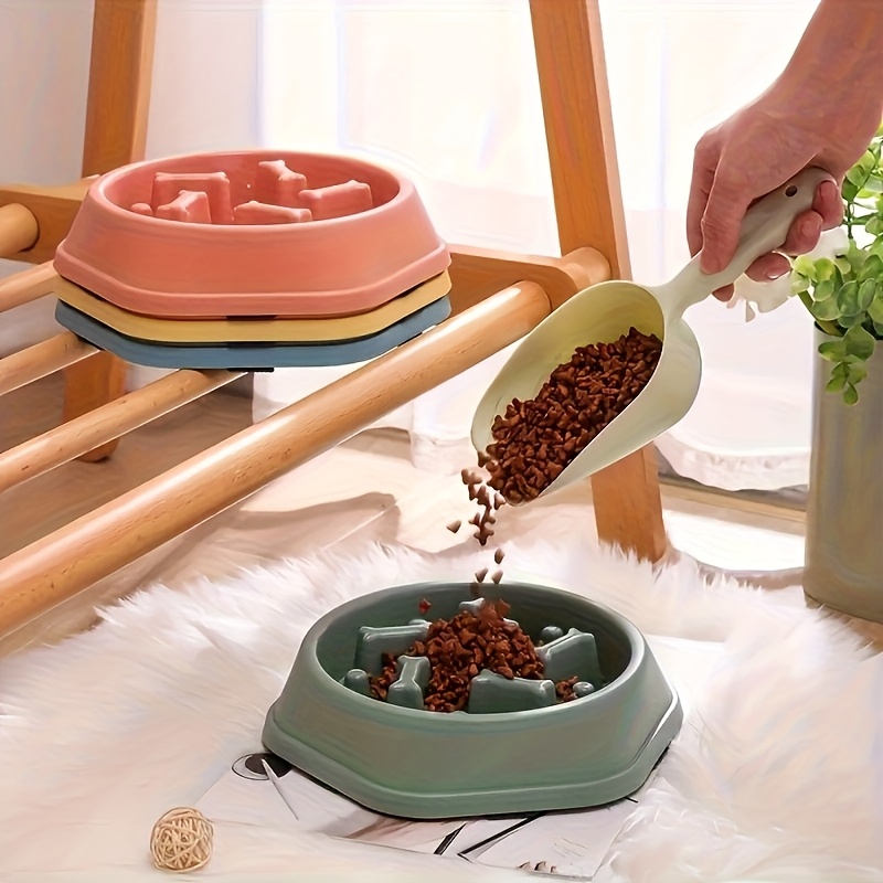 Pet Cat Food Bowl, Anti-slip and Anti-knock, Slow Food Bowl, Dog Anti-choking Bowl, Cat Stop Eating, Healthy Bowl, Educational Food Ware Batch
