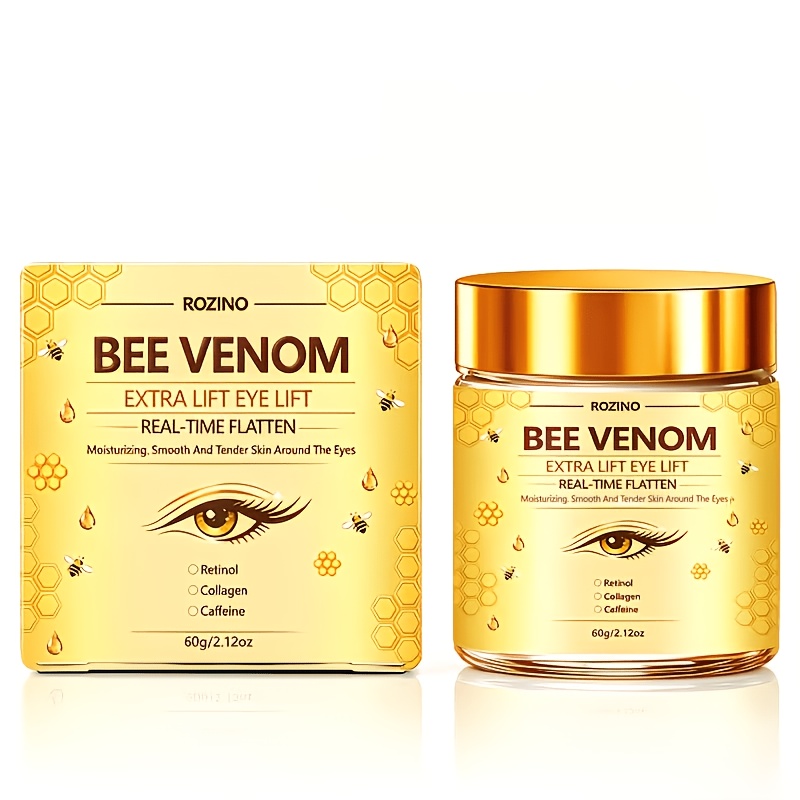 TEMU [for Puffiness, Dark Circles & Wrinkles] Bee Venom Eye +, Eye Cream For Puffy Eyes, Dark Circles, And Wrinkles. Hydrates, Area, Evens Light