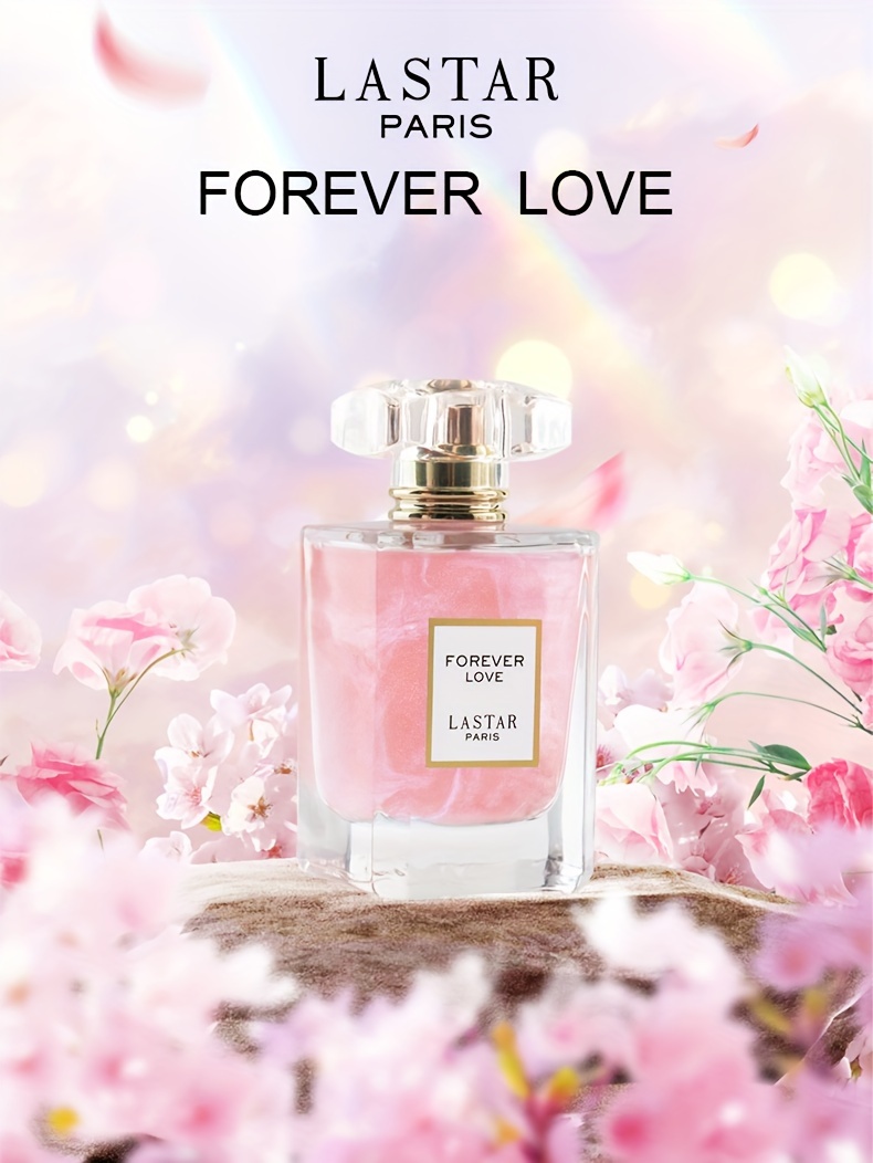 Forever Love Lastar Paris Women's Perfume, 55ml - Elegant Floral Fragrance Spray with Rose, Jasmine, Vanilla, Patchouli - Long-Lasting Scent for Charm & Attraction, Perfect for Holiday Parties