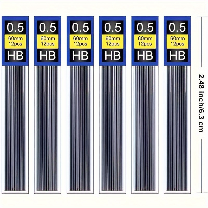 

[customer ] 0.5 0.7mm Refills, 72pcs Refills Hb, -break Refills, 6pcs