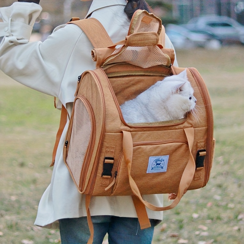 mochila portatil mochila transparente para gatos