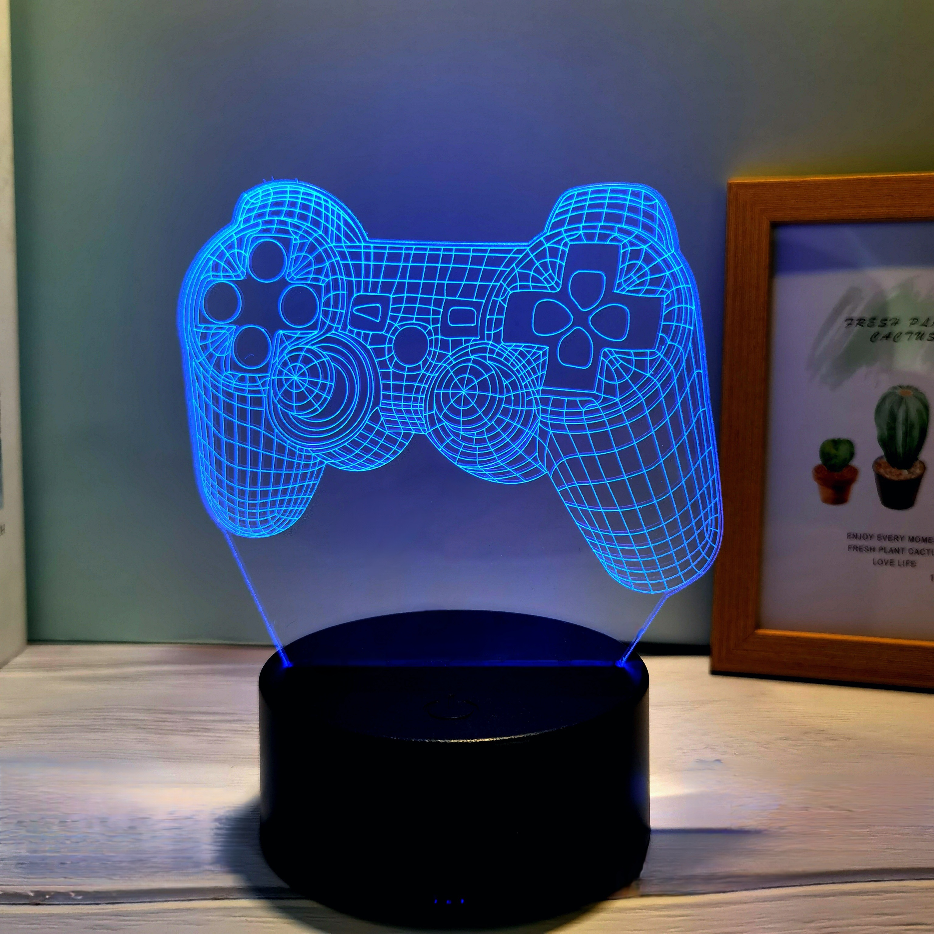 1pc Gamepad 3d Creative Night Light Luce Illusione 3d 16 - Temu Italy