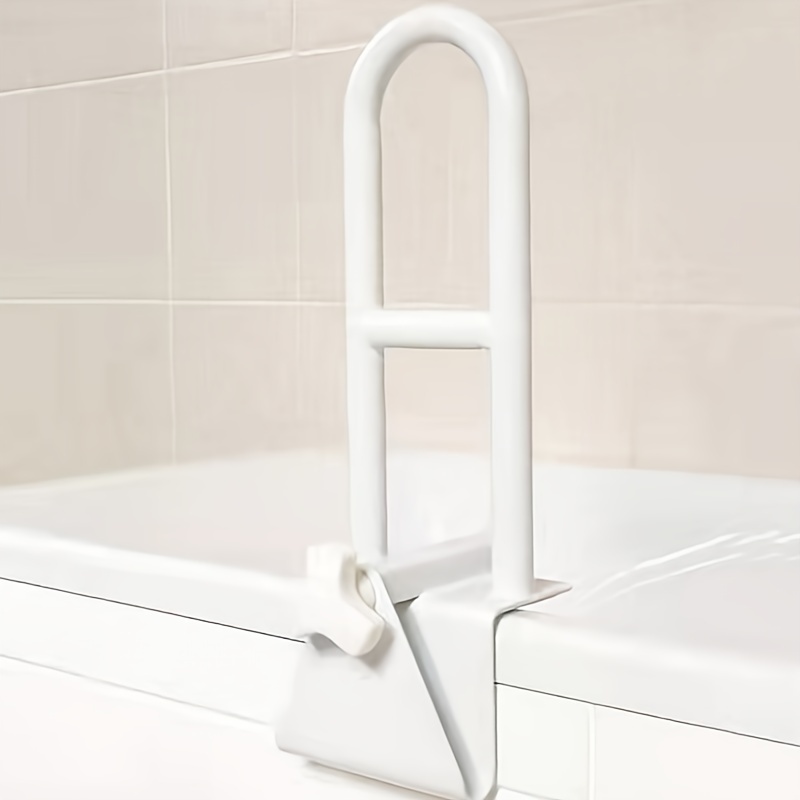 1pc high carbon steel bathtub grab bar sturdy   support for shower safety essential single piece bathroom accessory no power needed bath accessories Product details 2