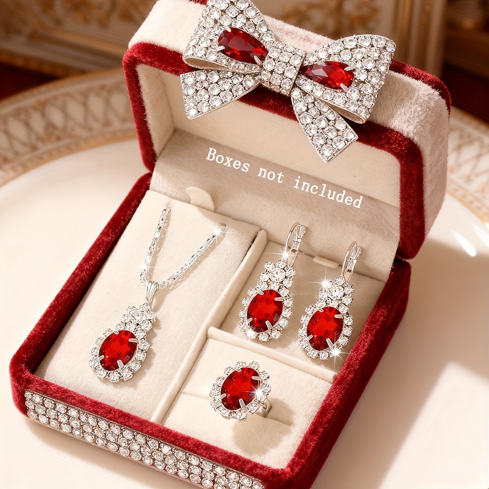 TEMU 4pcs Women's Fashion Jewelry Set