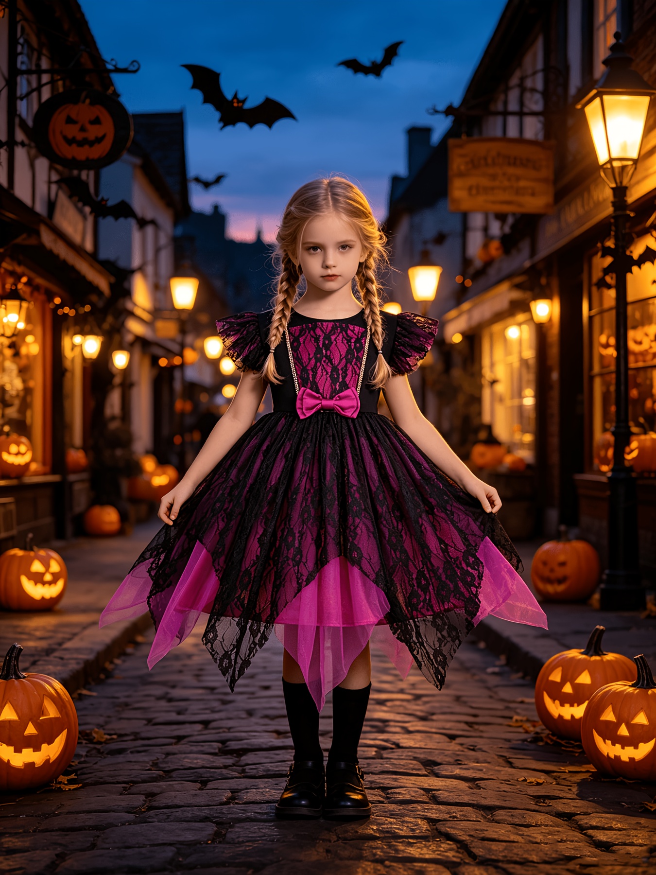 Girls' Witch Dress for Halloween