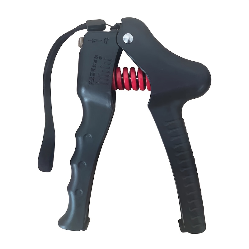 adjustable r shape grip strengthener with extended handle durable pp material black hand exerciser for muscle building and finger   ideal for fitness enthusiasts Product details 6