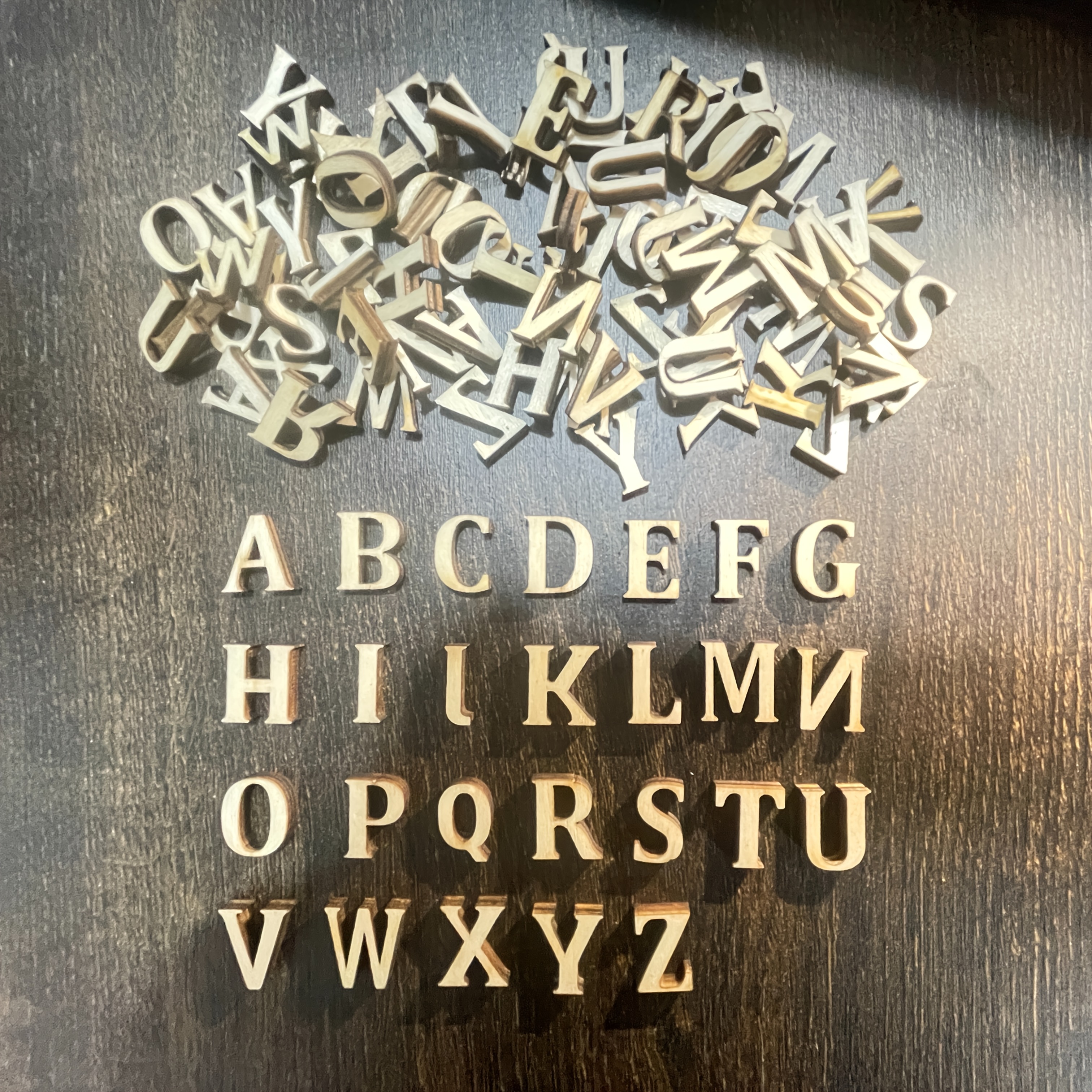 

100pcs 15mm Wooden Letters, Mini A-z Letter Wood Chips, Wooden Letters Blank, Diy Art Handmade Materials