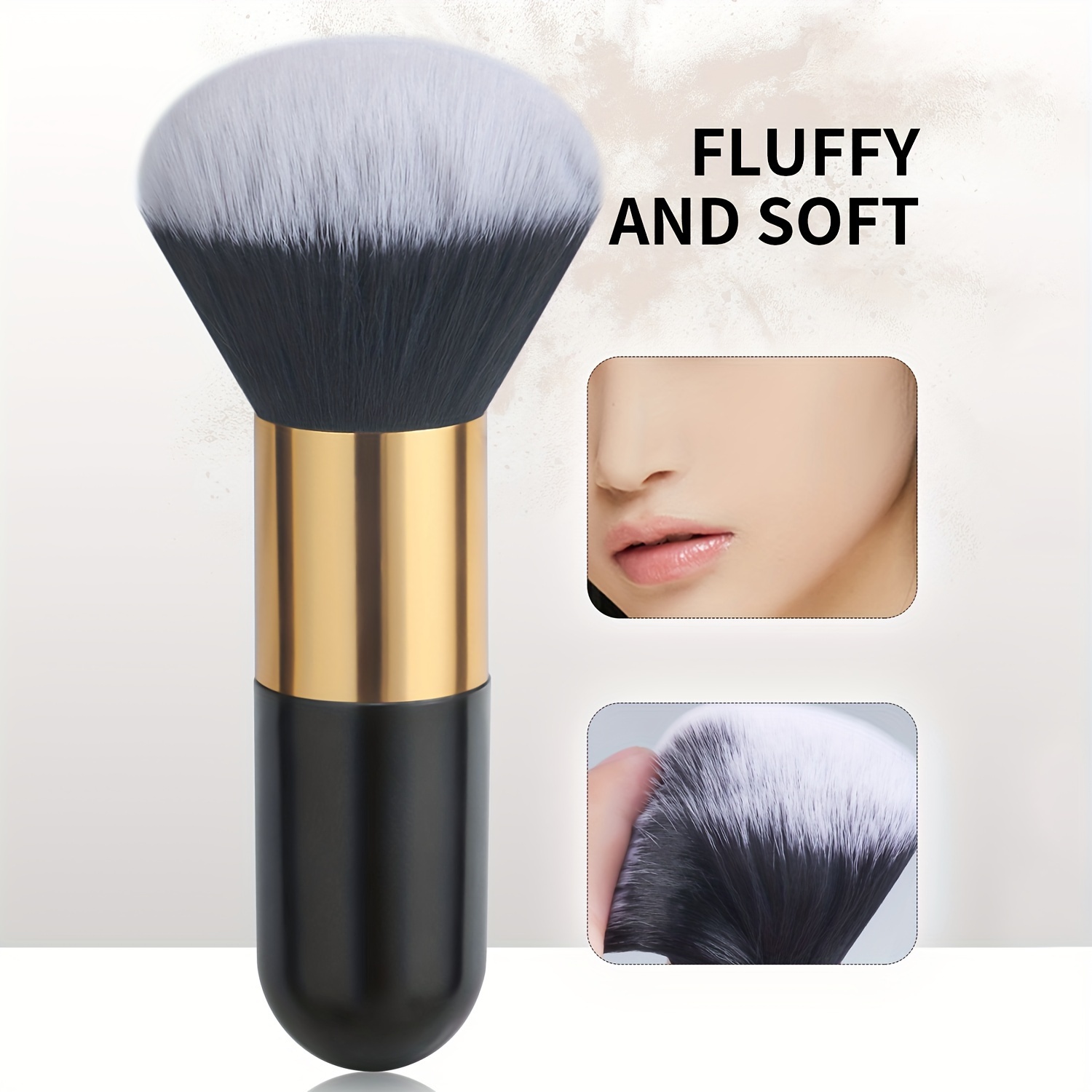 

Fluffy Makeup , Types, And -, For Makeup Application, Unscented Abs Plastic -