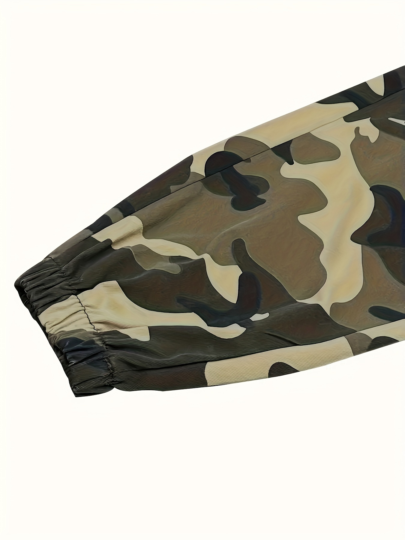 men's camouflage cropped multi functional cargo pants hiking