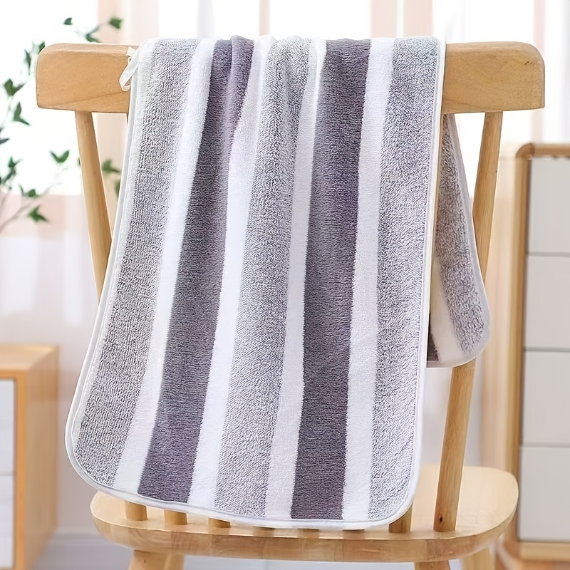 Image of 2-pack Gray Towels, Absorbent, Quick-drying, Soft, And Lightweight, Suitable For Travel, Fitness, Yoga, And Sports