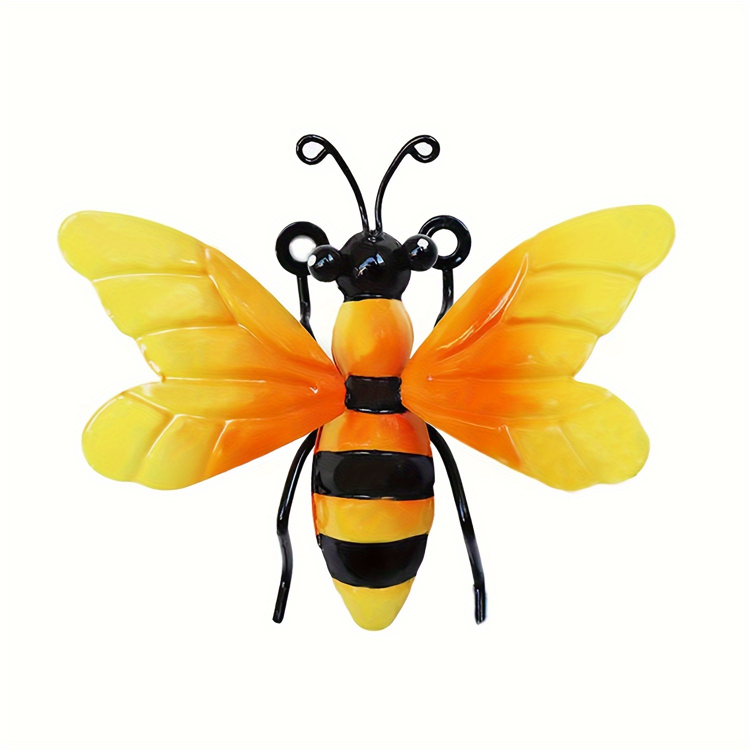 

3d Metal Bee Wall Art - Iron Sculpture Decor For Home, Garden & Outdoor Spaces - Perfect Housewarming Gift For Holidays Including , Christmas, Easter, Thanksgiving