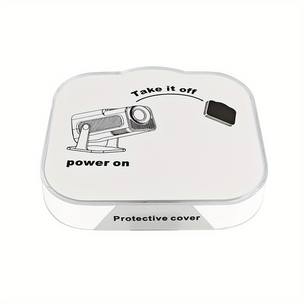 W WUDUNG HY320 Mini Projector Lens Protector - Durable PVC Dust Cover, Scratch-Resistant