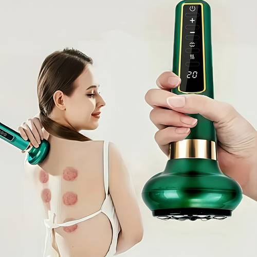 intelligent negative pressure cupping and device handheld fat mass massager rechargeable and cordless versatile anti fat mass massager suitable for massaging the abdomen thighs buttocks and neck at home