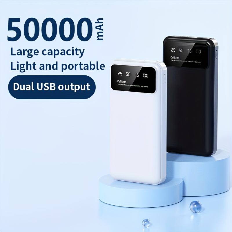 50000mah large capacity portable power bank power - Temu