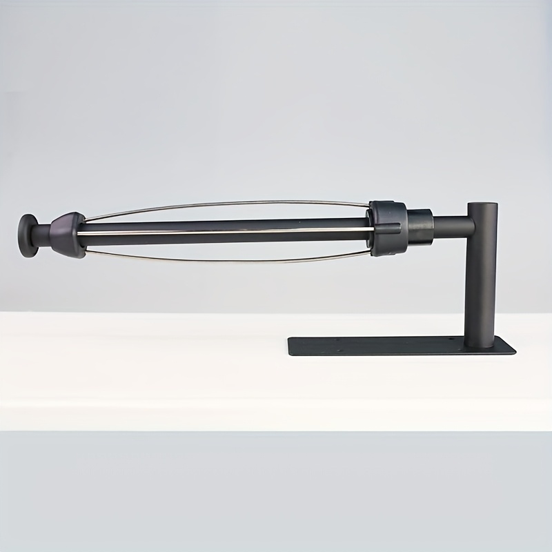 TEMU A Stainless Steel Kitchen Paper Towel Holder, A High-end Hanging Kitchen Paper Towel Rack That Operated With 1 Hand, Wall-mounted, Self-adhesive