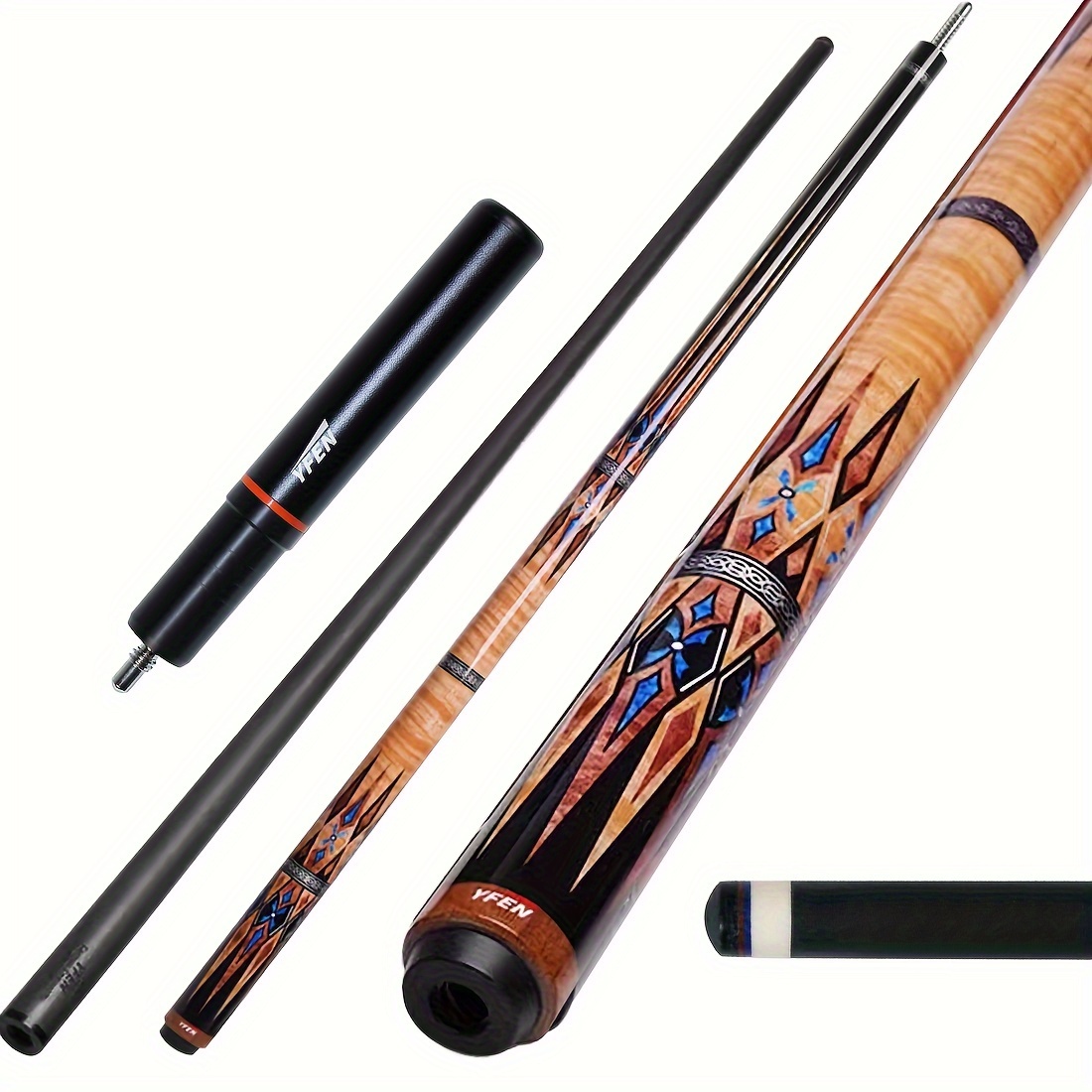 yf m1 carbon fiber pool cue stick 12 5mm low professional