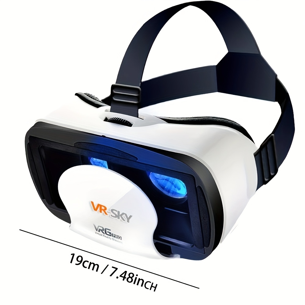 Casque VR Intelligent 4K 2025 avec Expérience Cinéma IMAX 3D, Réglage IPD & Mise au Point, Système de Suivi Realiste, Compatible Smartphone/Tablette pour Films, Jeux, Cadeau - Installation Plug & Play (Pas de Base HMD Externe) – Image 5