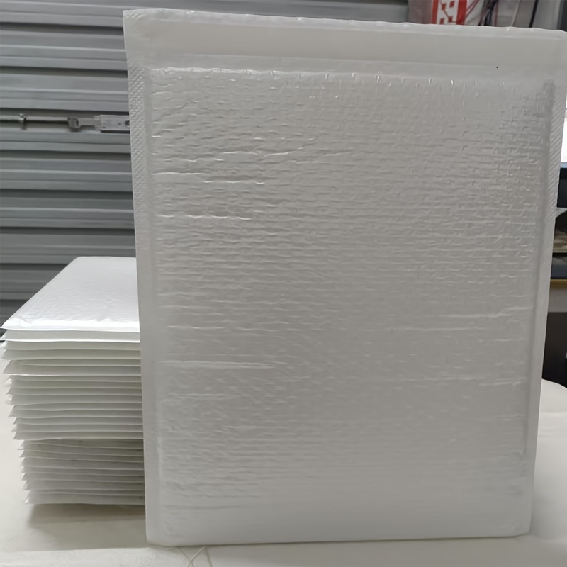 TEMU 6pcs White Bubble Mailers, Self-sealing Crush-resistant Thickened Bubble Cushioning Bags, Opaque Packaging Bags, Extra Large 36cm Length X 27cm