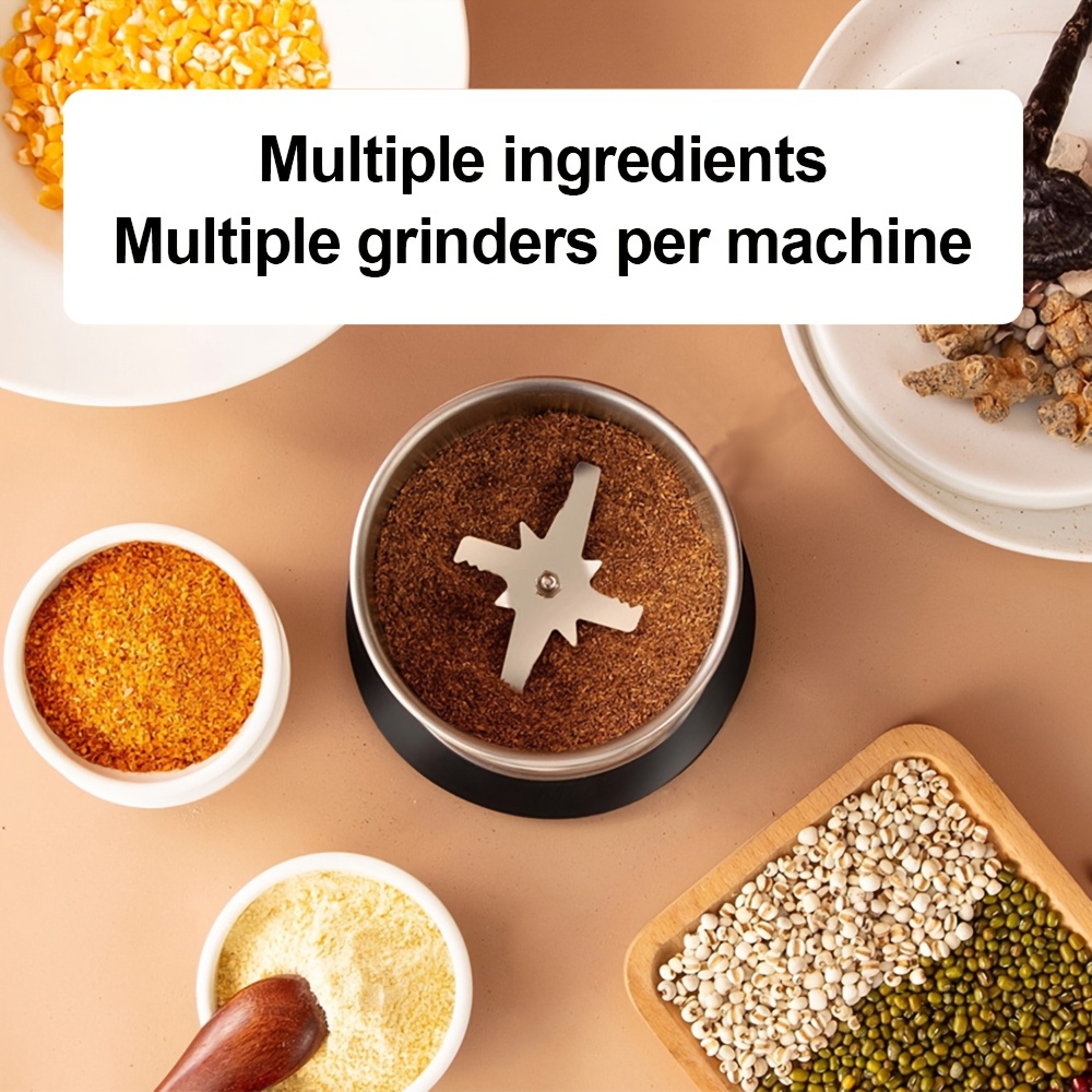 220v european standard household small grinder electric pepper powder machine small grain and cereal chinese herbal medicine dry grinding wall breaker coffee bean dry grinder details 3