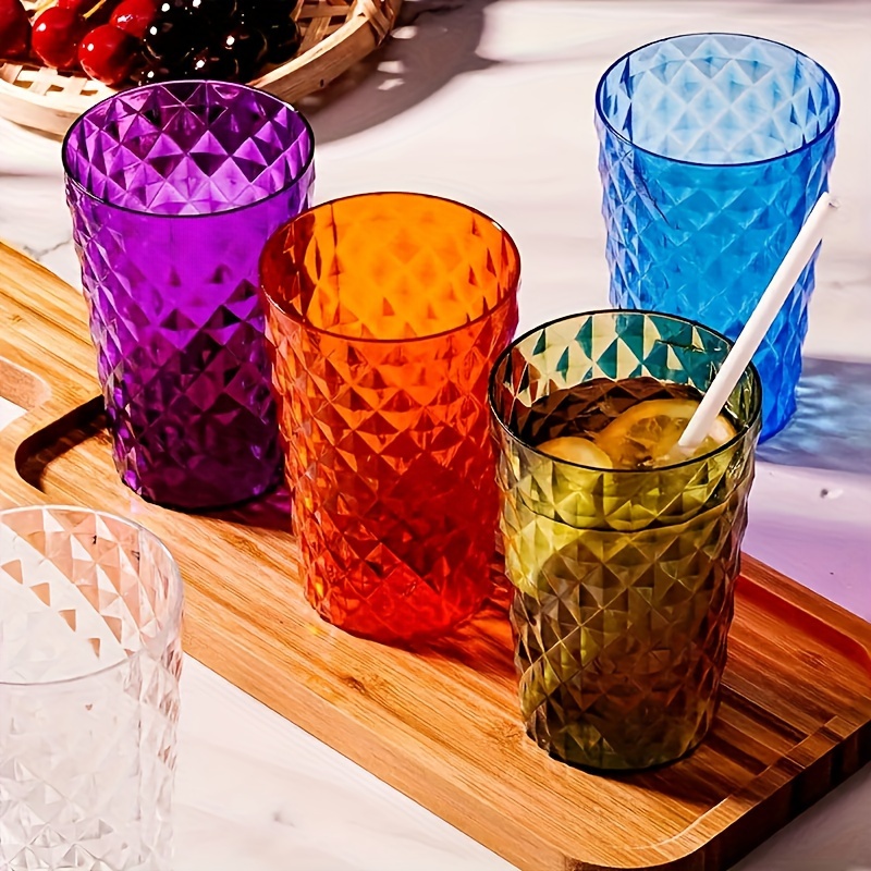 pack durable acrylic drinking cups colorful shatterproof Temu