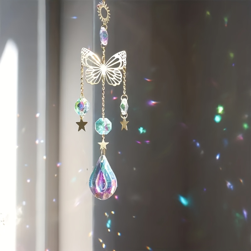 TEMU 1pc, Star Moon Catcher, Christmas Decoration Supplies, Home Decoration, Holiday Decoration, Room Decoration