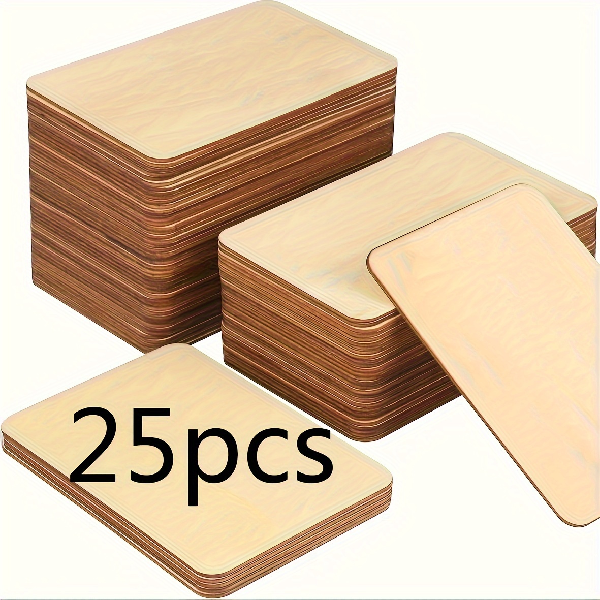 Rounded Rectangular Wood Shims