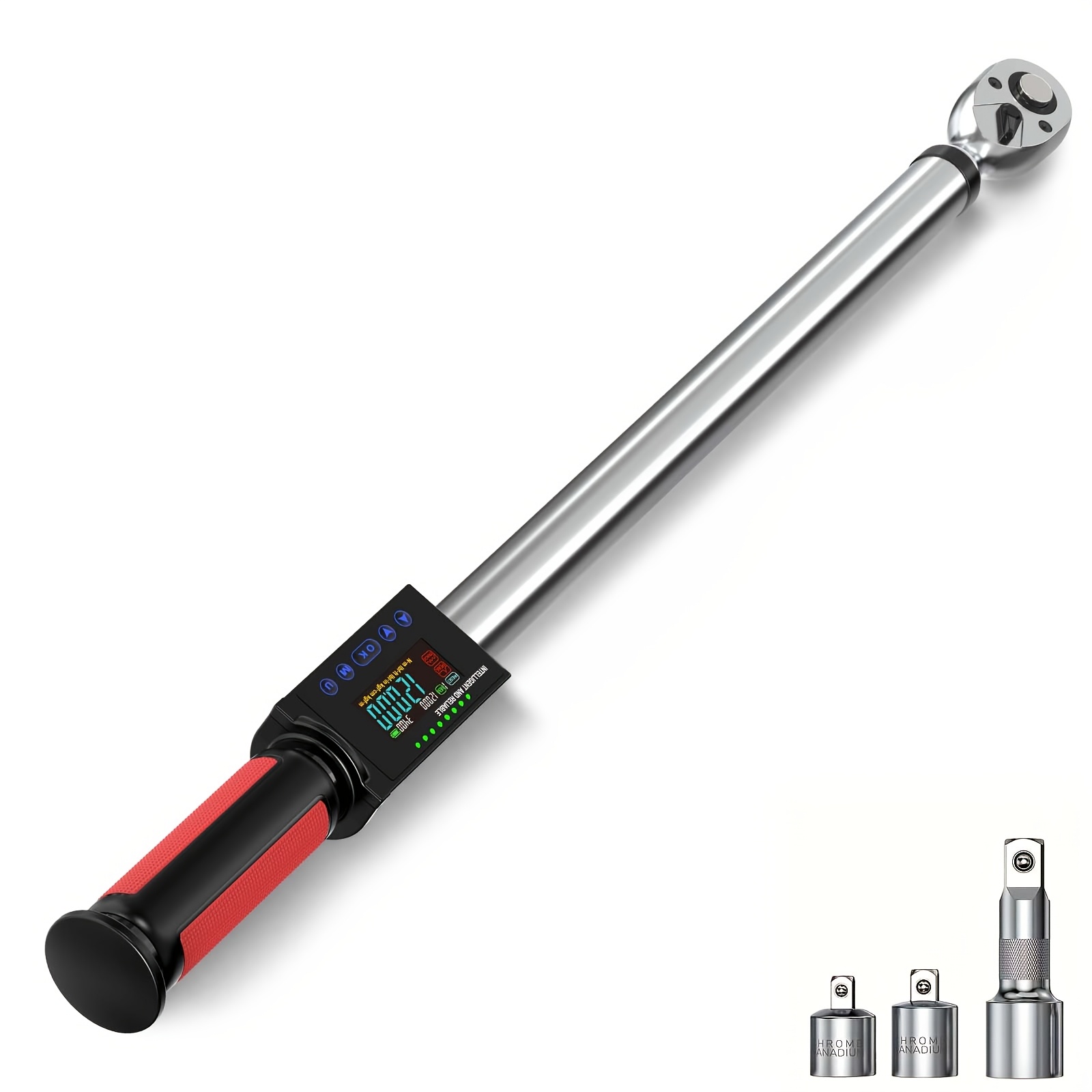 Seesii 1/ 2" Torque Wrench 17-340nm (12.5-250.8ft-lb) +-2% Accuracy - Electronic Torque Tester W/ For Auto Repair & Industrial