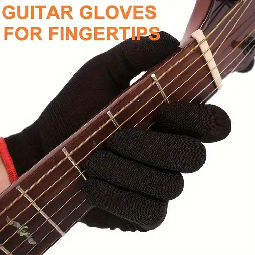 S M L Left Hand Guitar Practice Gloves Nylon Wear Resistant - Temu