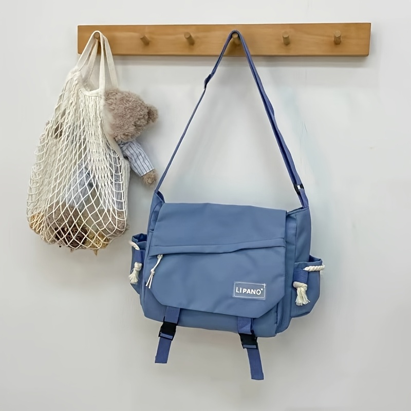 [TXT ボムギュ着用]SOUNDSLIFE/Nylon Messenger Bag韓国正規品 org.jpg