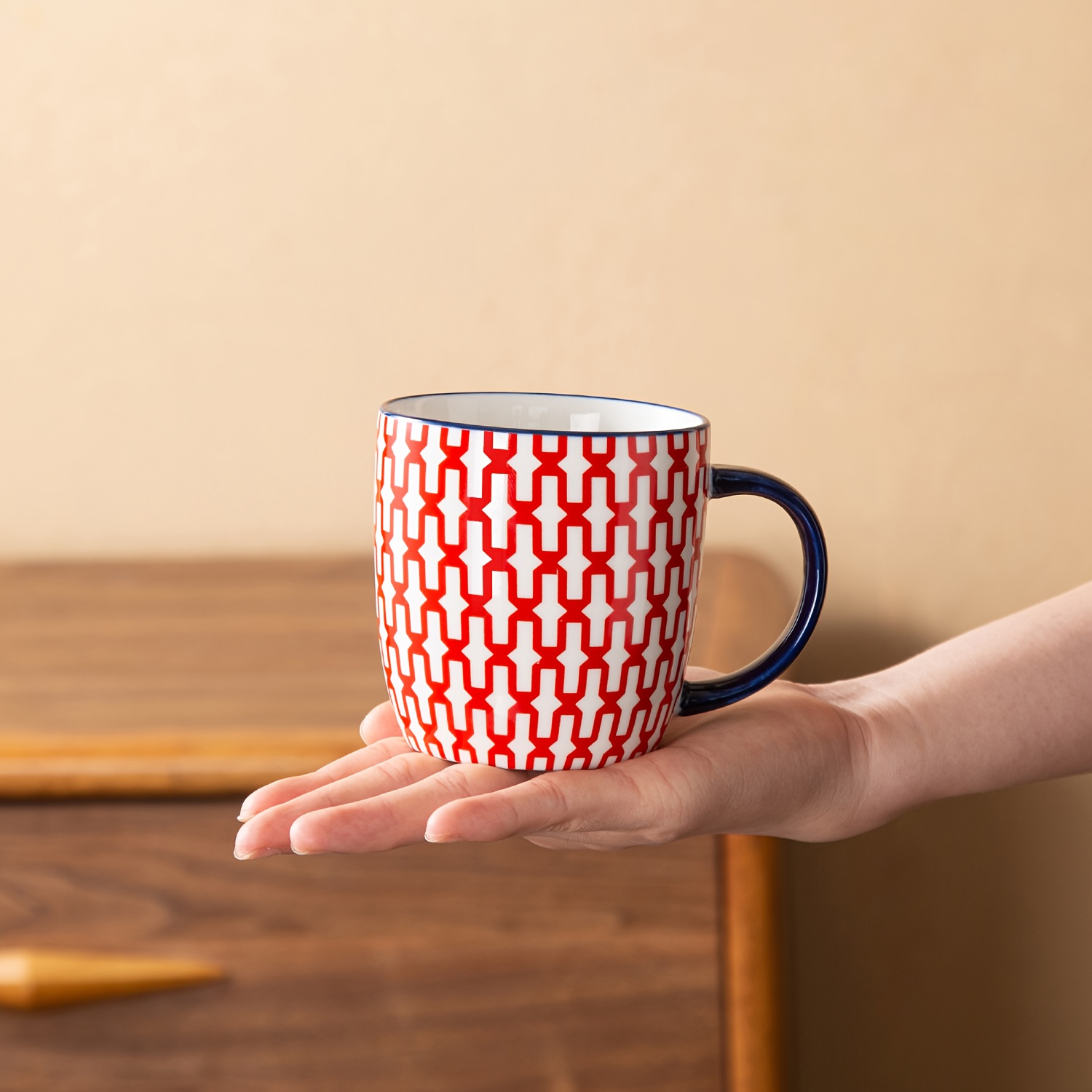 6pcs ceramic coffee mugs set 10 ounce large porcelain tea - Temu