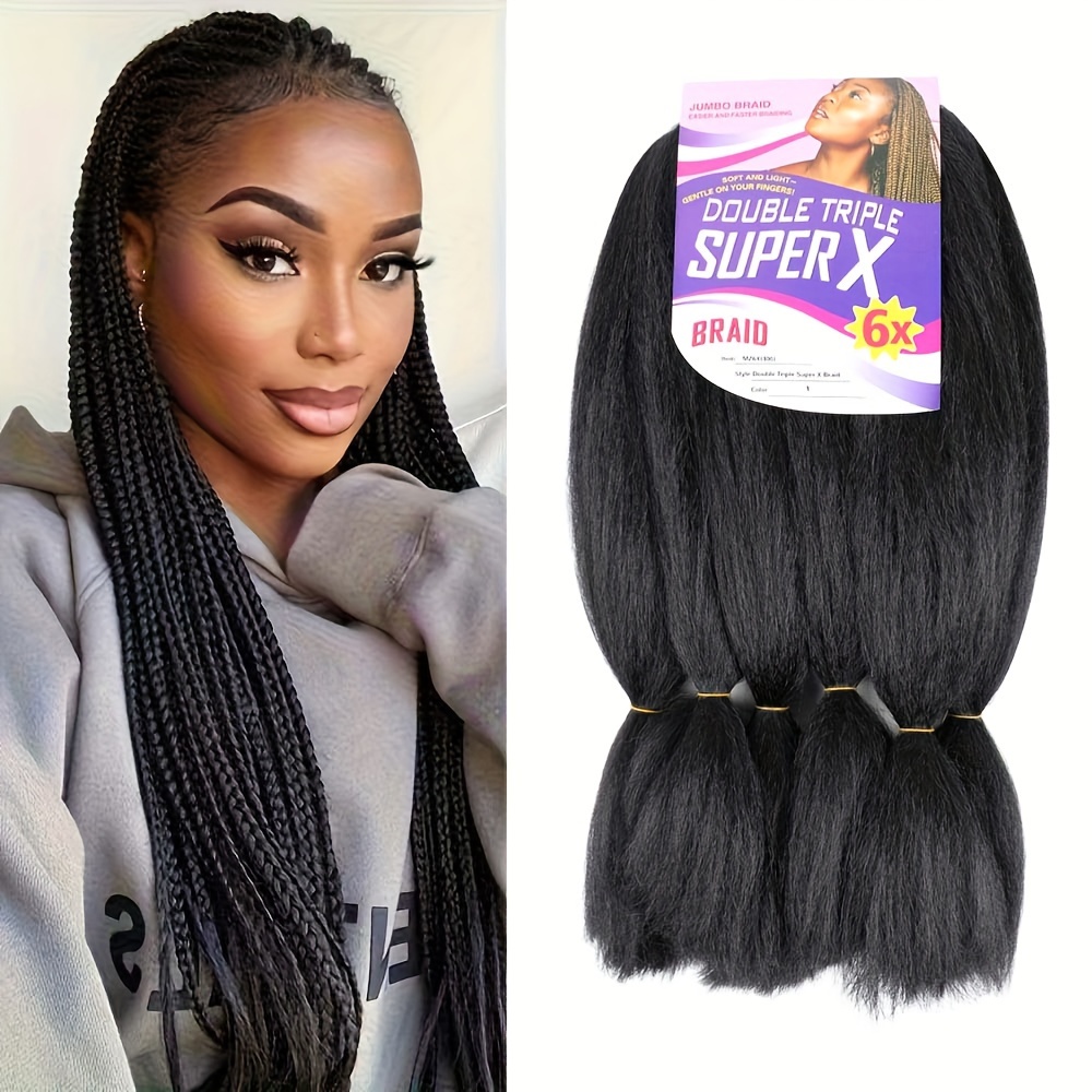 

Show 24-inch Texture Jumbo Braids - Soft, Easy Twist Crochet Hair Extensions For Women