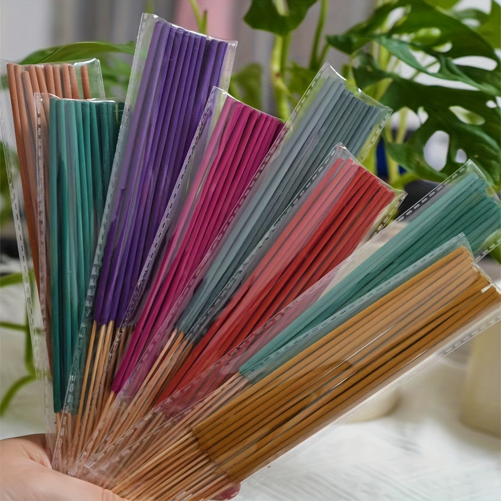 

100/320 Sticks Scented Incense - Lavender, Sandalwood, Jasmine, Ocean, Rose, Milk, Dragon Blood, Mint - Bamboo Sticks For Aromatherapy, Yoga, Meditation, Fragrance - Christmas & Suitable, Featherless