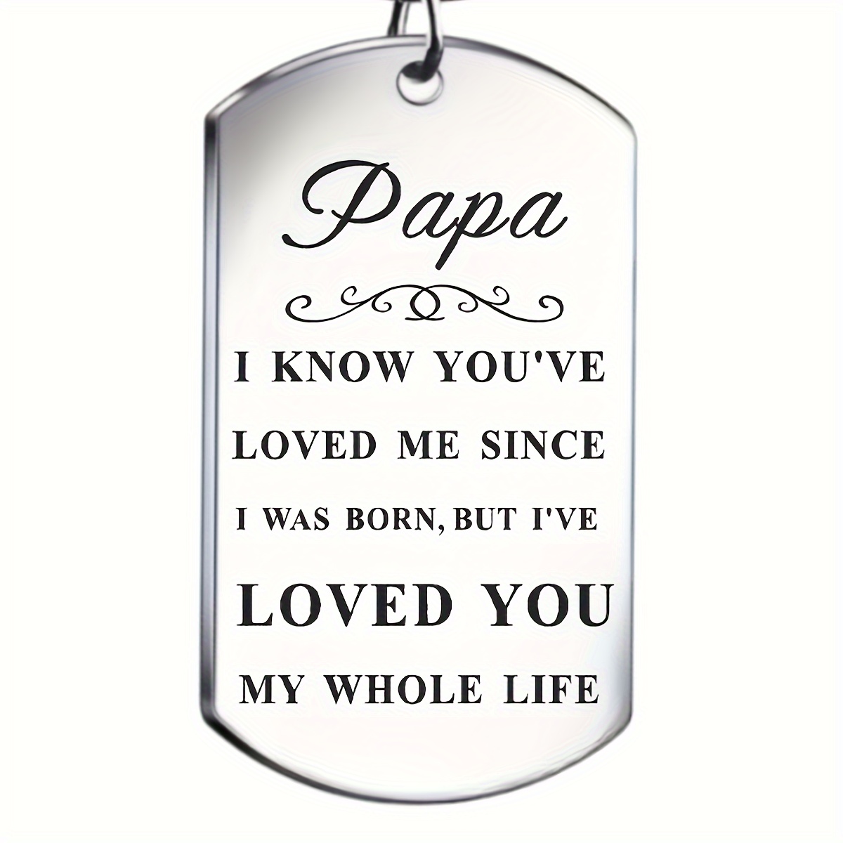Portachiavi per papà - Regalo per la festa del papà - Idea regalo per il compleanno di papà - Italia