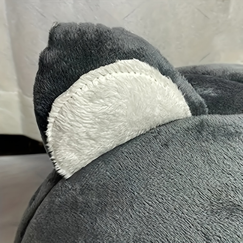 1pc cozy cat cave bed   synthetic fiber pet house for     pre assembled uncharged ideal for fluffy   Product details 8