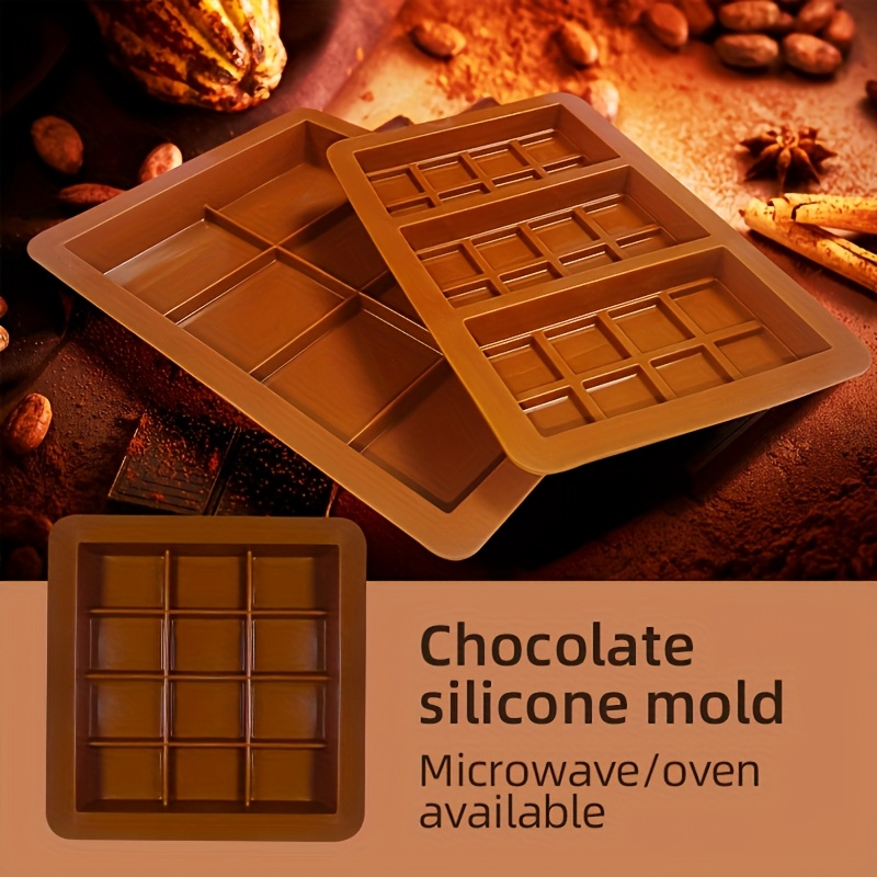 

Moule en Silicone Polyvalent pour Barres de Chocolat - Antiadhésif, Démoulage Facile pour Dattes, Bonbons & Snacks - pour les Fêtes Noël, Pâques, Halloween, Thanksgiving