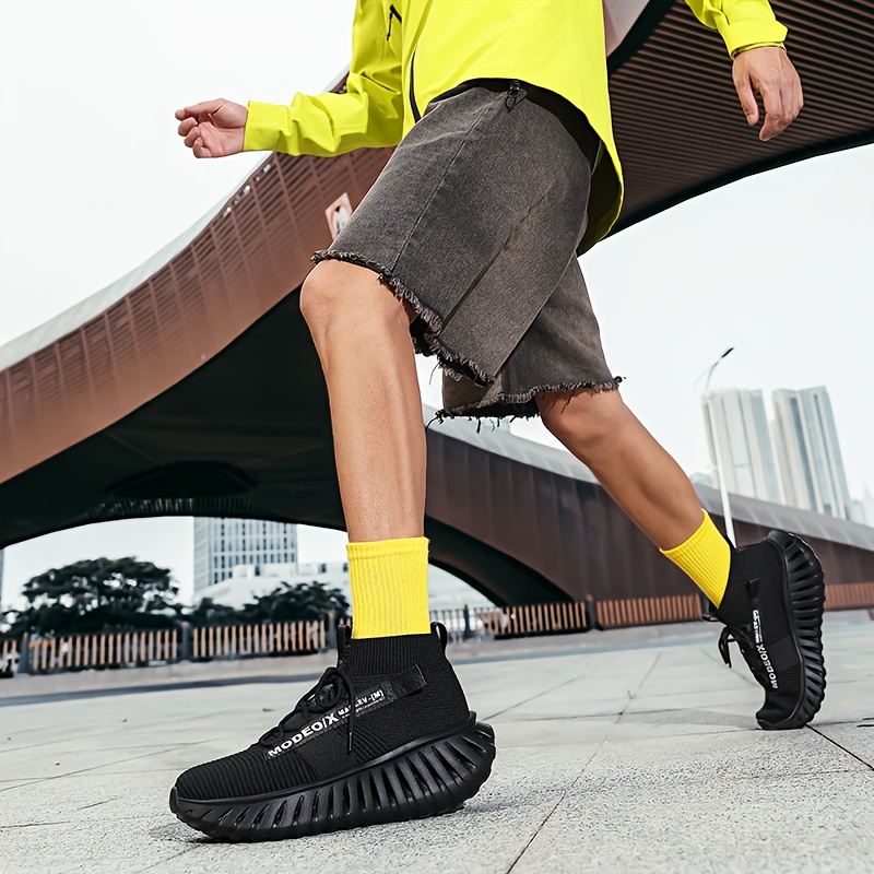 mens unisex retro chunky platform lace up shoes md sole height increase breathable top sneakers suitable for gym running wear year round comfortable athletic dad shoes in wide sizes Product details 8