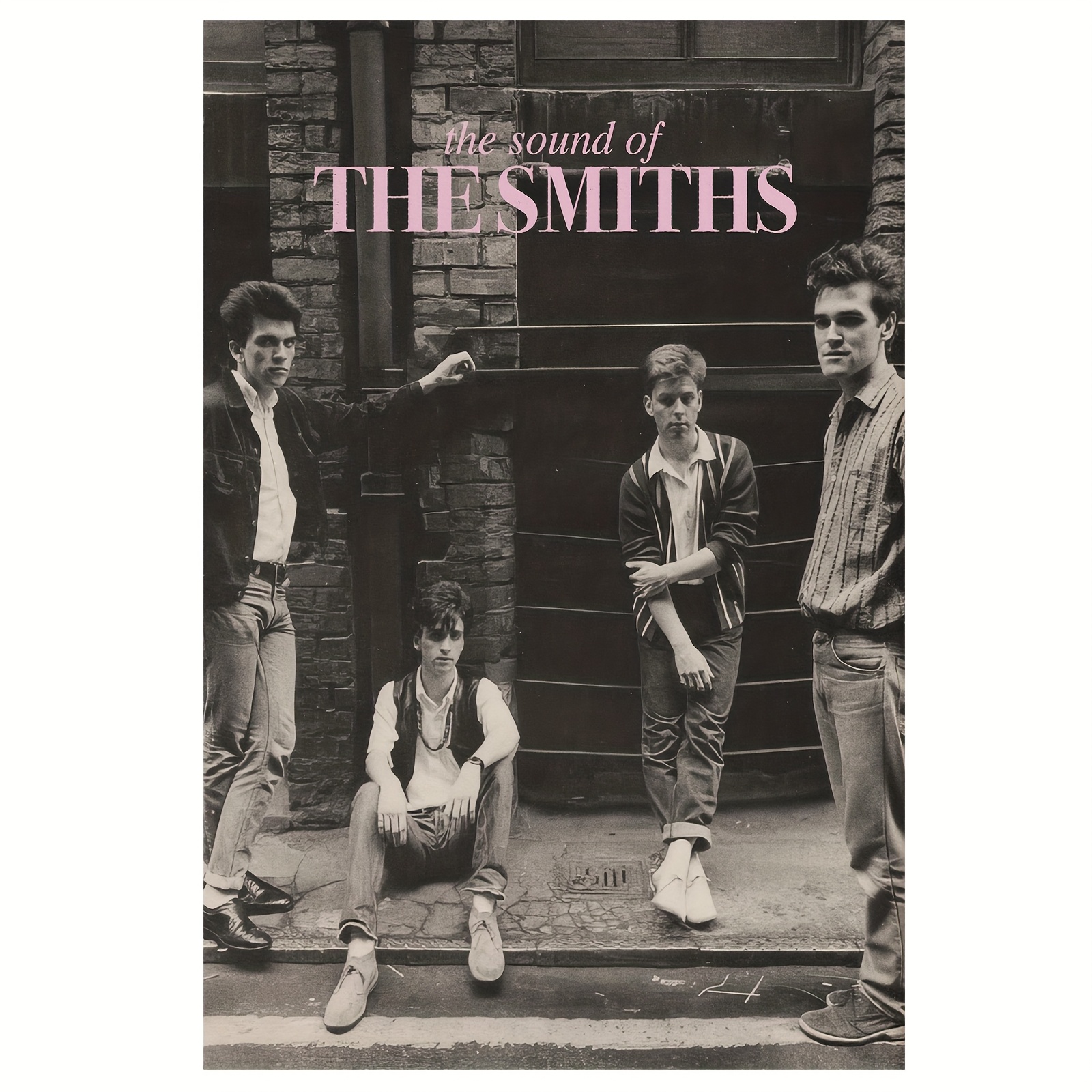 E-shop 1pc Vintage Canvas Wandkunst Poster - -Band Foto, 12x18 Zoll, , Ideal für Schlafzimmer, Wohnzimmer, Dekor, Musikzimmer Dekor