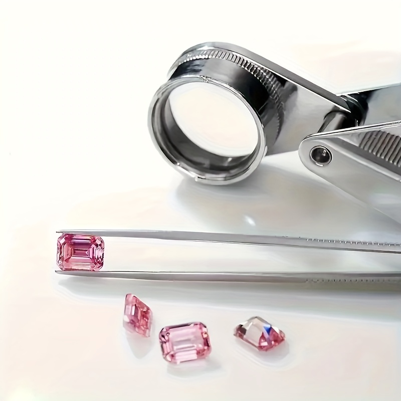 12 Rectangular Cherry Red Emerald Cut Synthetic Gemstones