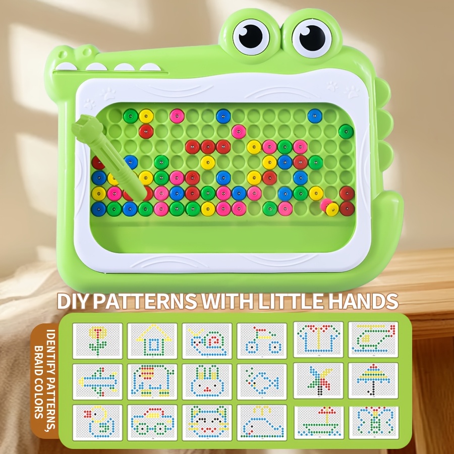 Crocodile Bead Board Drawing Toy