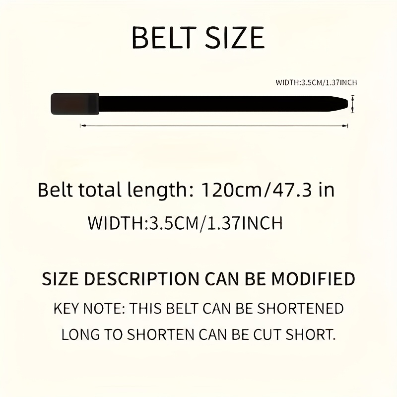 Men's Scorpion Pattern Black Automatic Buckle Belt Set