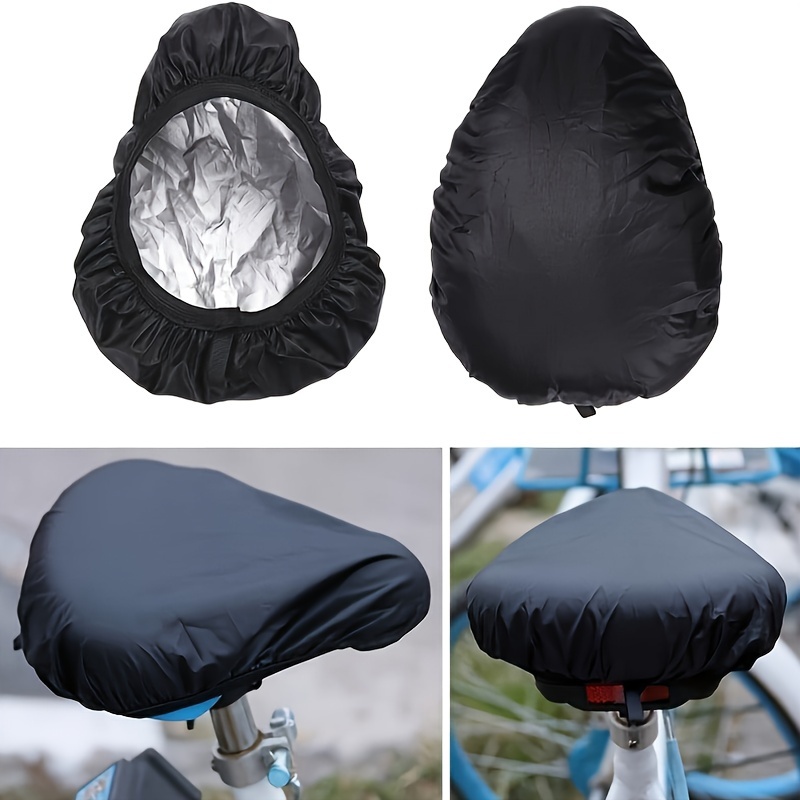 

1pc Waterproof Bicycle Seat Rain Cover, Waterproof Dustproof Bicycle Seat Cover, Bicycle Cushion Seat Cover, Suitable For Travel