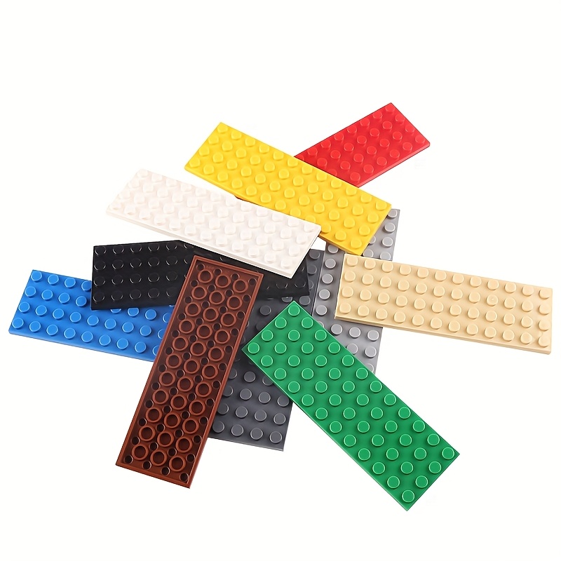 4*12 Small Particle Building Blocks with Double-Sided Plate