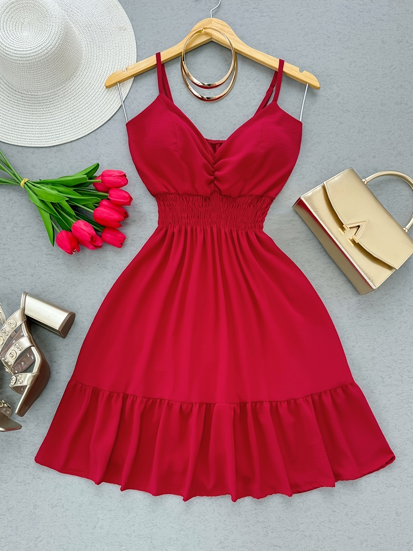 summer dress flowy sold on Temu United States