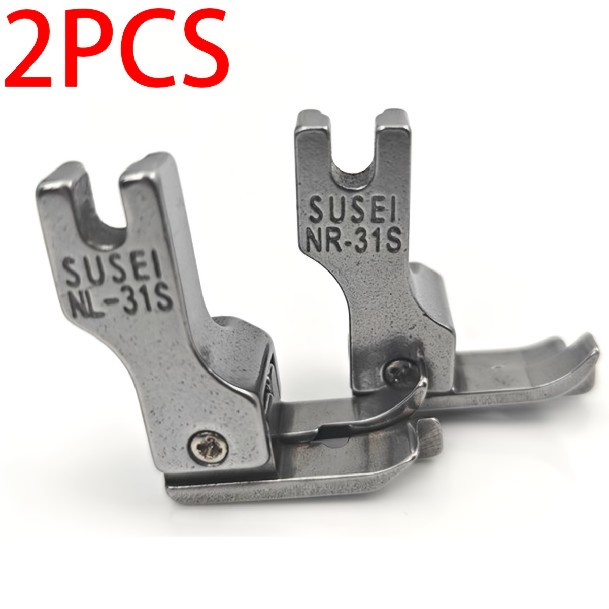 TEMU 2pcs Industrial Sewing Machine Presser Foot - High- System For Waistband/collar Installation, Invisible Stitching