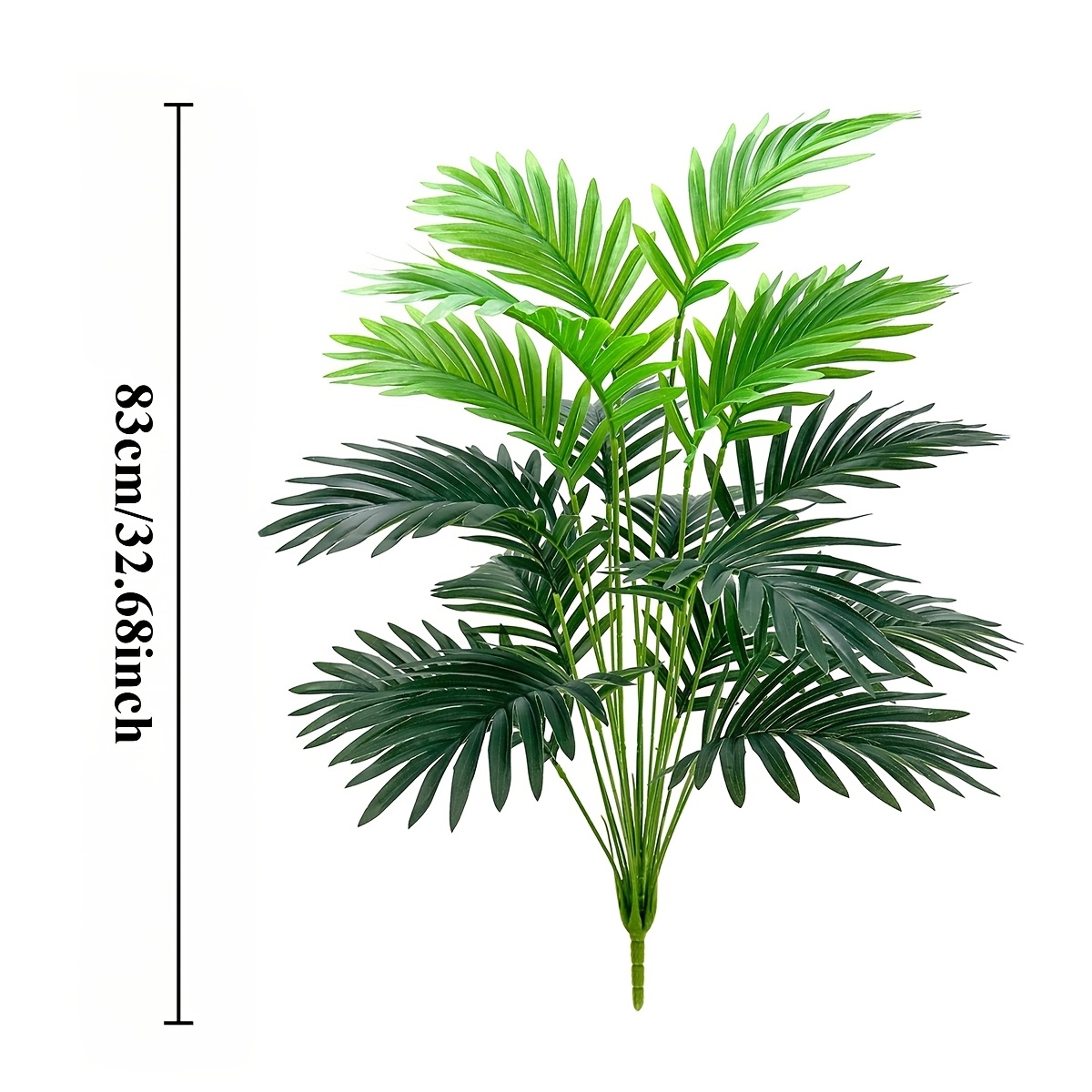 Image of Stunning 32.68" Artificial Palm Plant - Perfect For Weddings, Hotels, Gardens & Outdoor Decor | No Battery Needed | Realistic Greenery For Home, Office, And