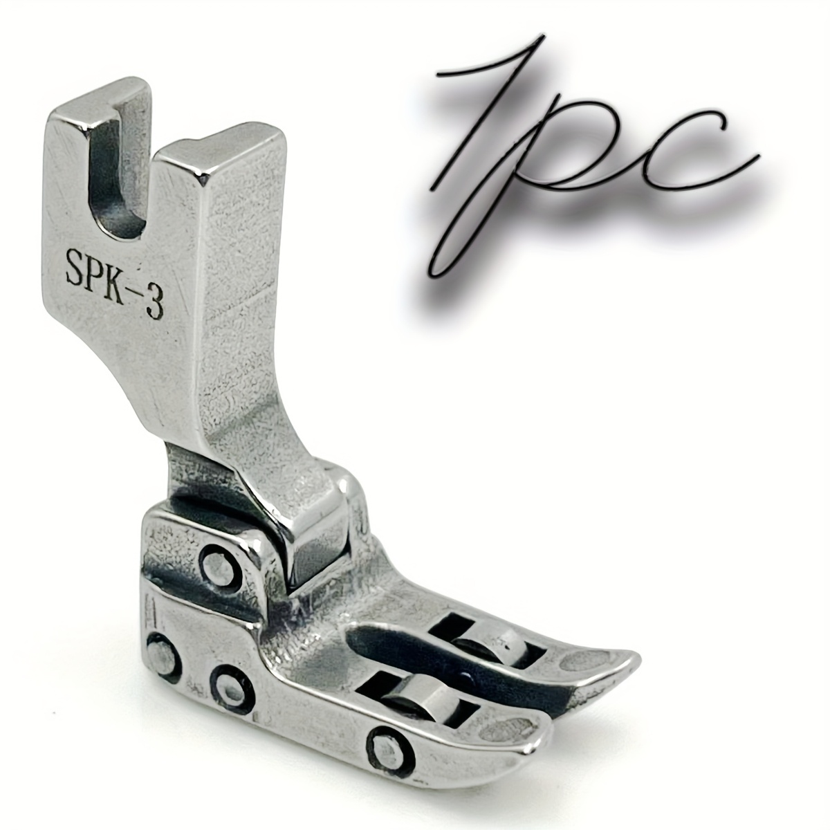 TEMU 1 pied-de-biche SPK-3 en similicuir avec rouleau à roulement pour machines à coudre industrielles - Construction métallique durable