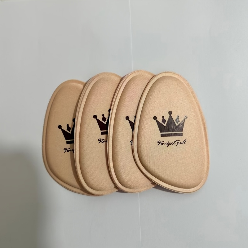 Image of 4pcs Forefoot Pads For High-heeled Shoes, Non-slip Half Insoles, Comfortable Forefoot Cushions For Foot Care